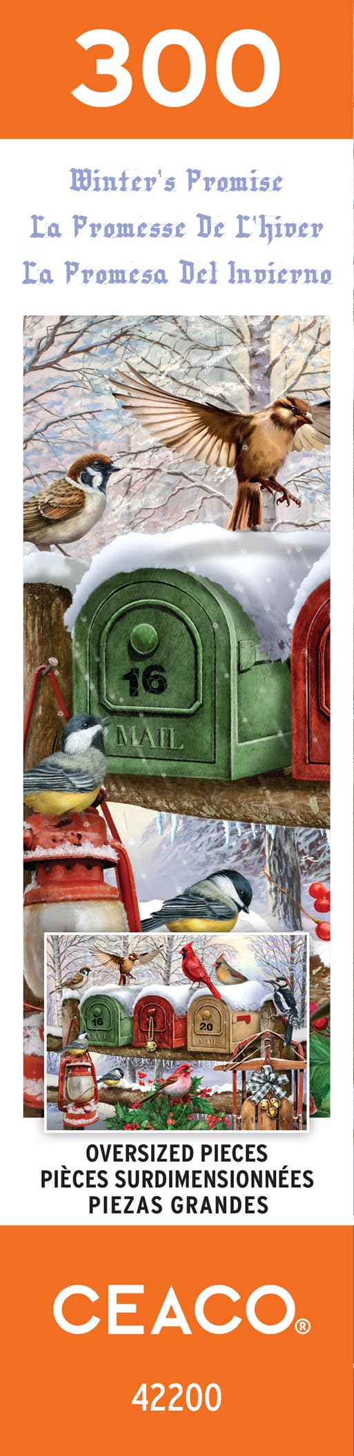 Ceaco - Winter's Promise - 300 Oversized Piece Jigsaw Puzzle