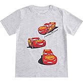 Disney Cars Lightning McQueen Boys Short Sleeve T-Shirt for Toddler and Big Kids
