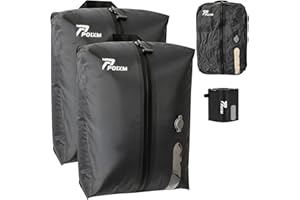 POIXM Vacuum Bags for Travel with Pump, Reusable Space Saver Bag, IP67 Waterproof Vacuum Packing Cubes for Travel Suitcases a