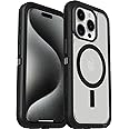 OtterBox Defender XT Case for iPhone 15 Pro with MagSafe, Shockproof, Drop Proof, Ultra-Rugged, Protective Case, 5X Tested to Military Standard, Clear/Black