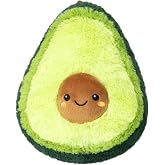 Squishable - Snugglemi Snacker Avocado - Comfort Food Collection - 6 in - Soft Toy Collectible Stuffed Animal - Beans