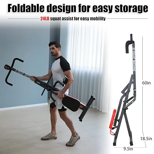 Ps Row Squat Exercise Machine for Butt Legs glute Shaping Rider