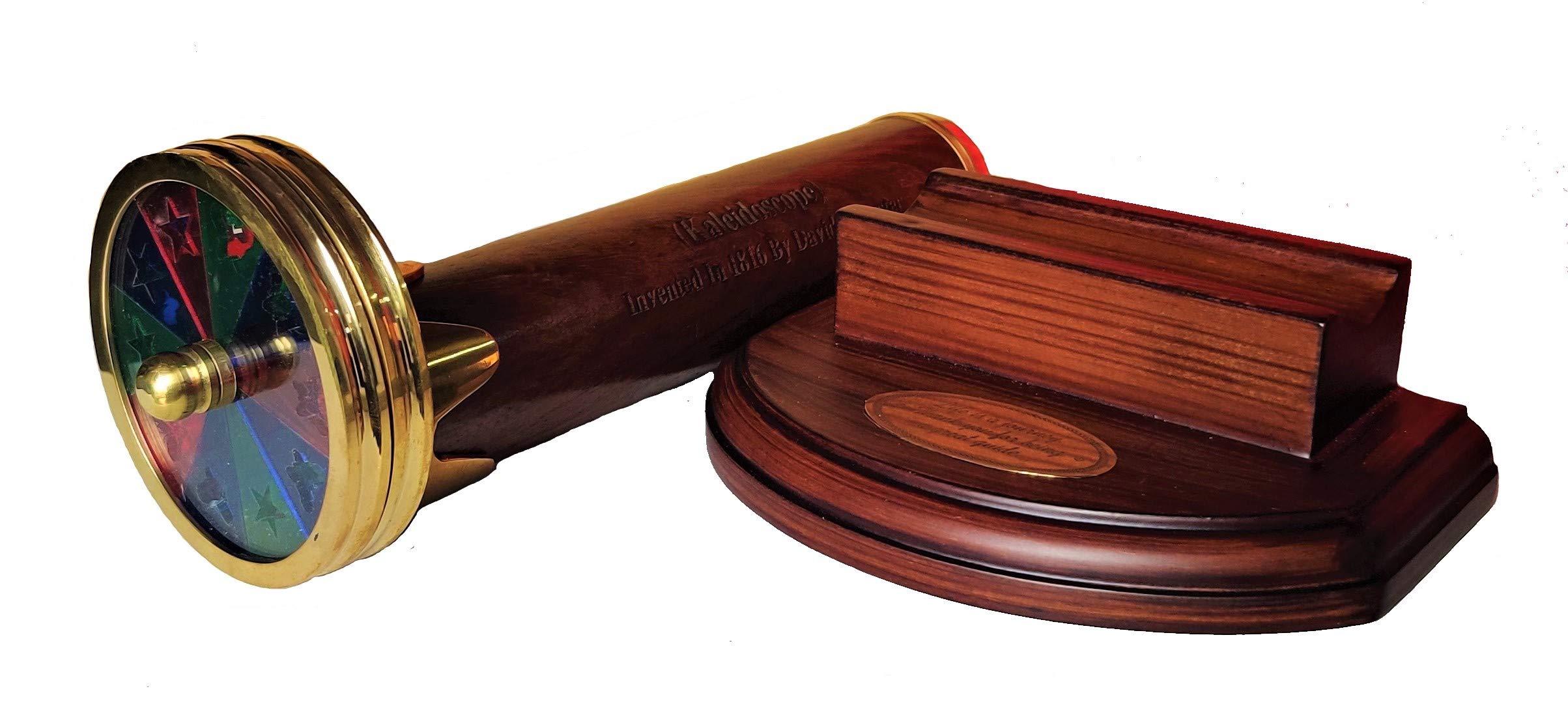 Handmade 8 Inches Brass Working Kaleidoscope Best Birthday Gift for Children