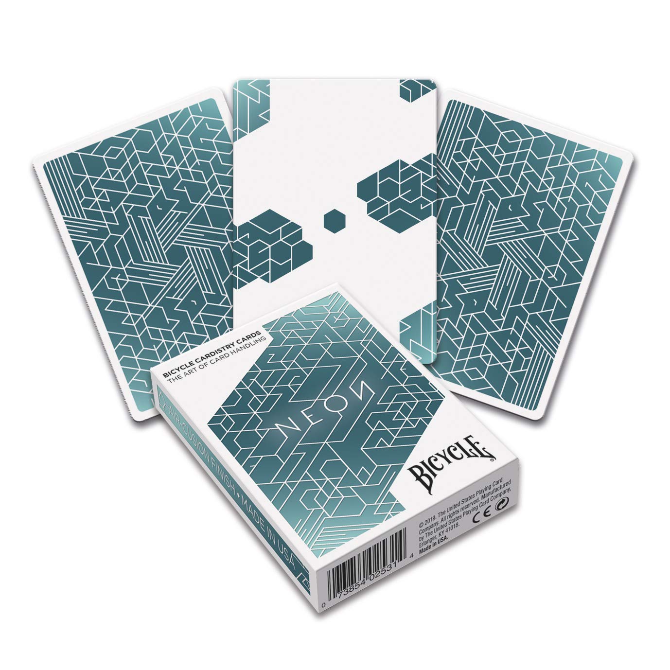 Fournier 1044643 Bicycle Neon Cardistry Cards Deck, Blue