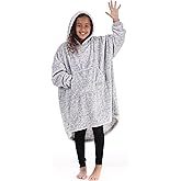 THE COMFY Dream Jr for Kids | Lightweight Microfiber Fleece Wearable Blanket with Hood & Pocket | Seen on Shark Tank