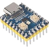 DWEII 1PCS RP2040-Zero RP2040 USB-C Connector Compatible with Raspberry Pi Microcontroller PICO Development Board Module Dual-core Cortex M0+ Processor 2MB Flash Support C/C++,MicroPython (Pin welded)