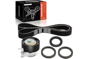A-Premium Engine Timing Belt Kit with Tensioner & Seals Compatible with Ford Escape 2013-2020, Fiesta 2014-2019, Transit Conn