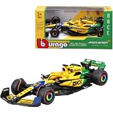 - Formula 1 car Compatible with Oscar Piastri McLaren MCL38#81 2nd Monaco GP 2024 1/43 Scale Bburago 38214PS