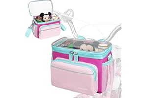 Jaffzora Kids Bike Basket, Front Frame Handlebar Bag for Toddler Scooter Tricycle Bicycle, Cute Small Fabric Bicycle Basket for Boys & Girls,