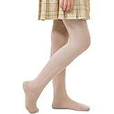 Zando Thick Girls' Cable Knit Leggings Winter Tights for Toddlers 1/4/5 Pack
