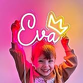 Custom Neon Sign LED Name Customizable for Wall Decor, Personalized Name Sign for Bedroom Wedding Birthday Party Gift Bar Girl Game Business Shop Logo Night Lights