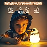 Anywin Duck Light USB Rechargeable Night Lamp with Sunglasses Gold Chain view 5