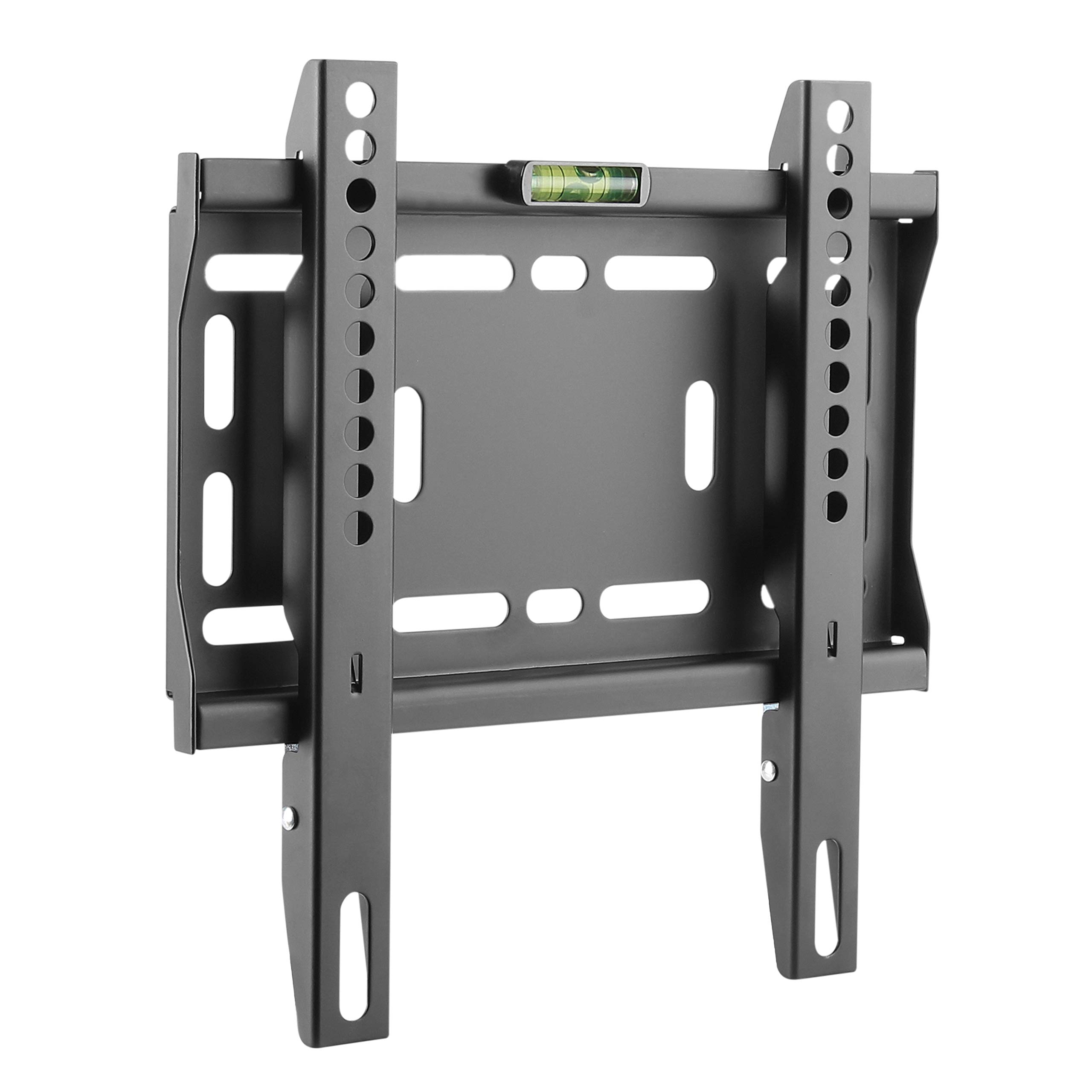 RICOO TV Wall Bracket Mount fixed flat approx 23-42 Inch LED LCD OLED F2522 Screen and Monitor Universal for VESA 100x100-200x200 Black