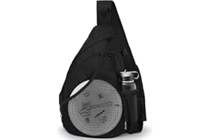 MYQ MOYAQI MOYAQI Disc Golf Bag with Retriever Holder and Storage Pockets, Disc Golf Backpack with 8-10 Disc Capacity, Padded Adjustable Strap and Back Panel, Lightweight and Durable