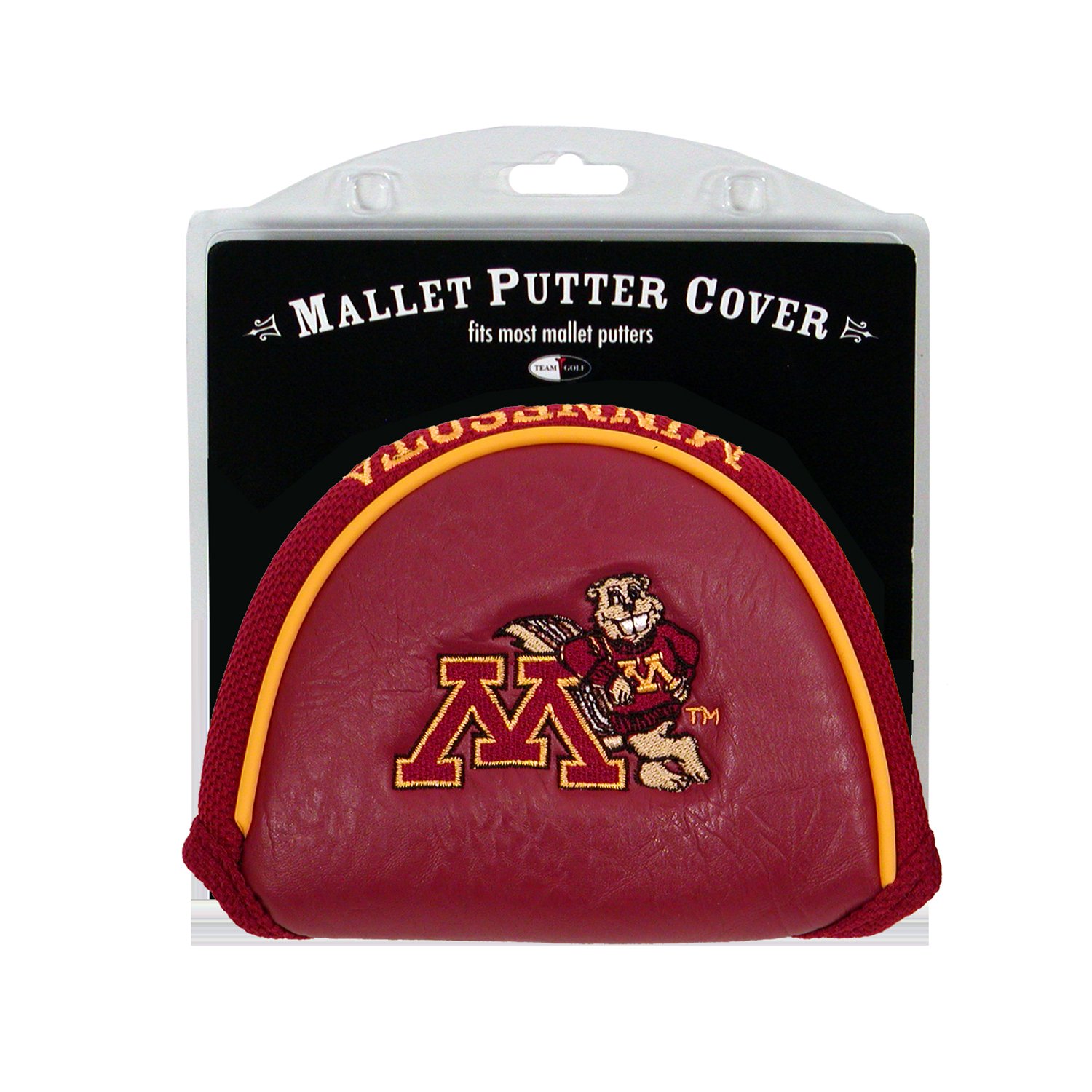 Team Golf NCAA Minnesota Golden Gophers Golf Club Mallet Putter Headcover, Fits Most Mallet Putters, Scotty Cameron, Daddy Long Legs, Taylormade, Odyssey, Titleist, Ping, Callaway