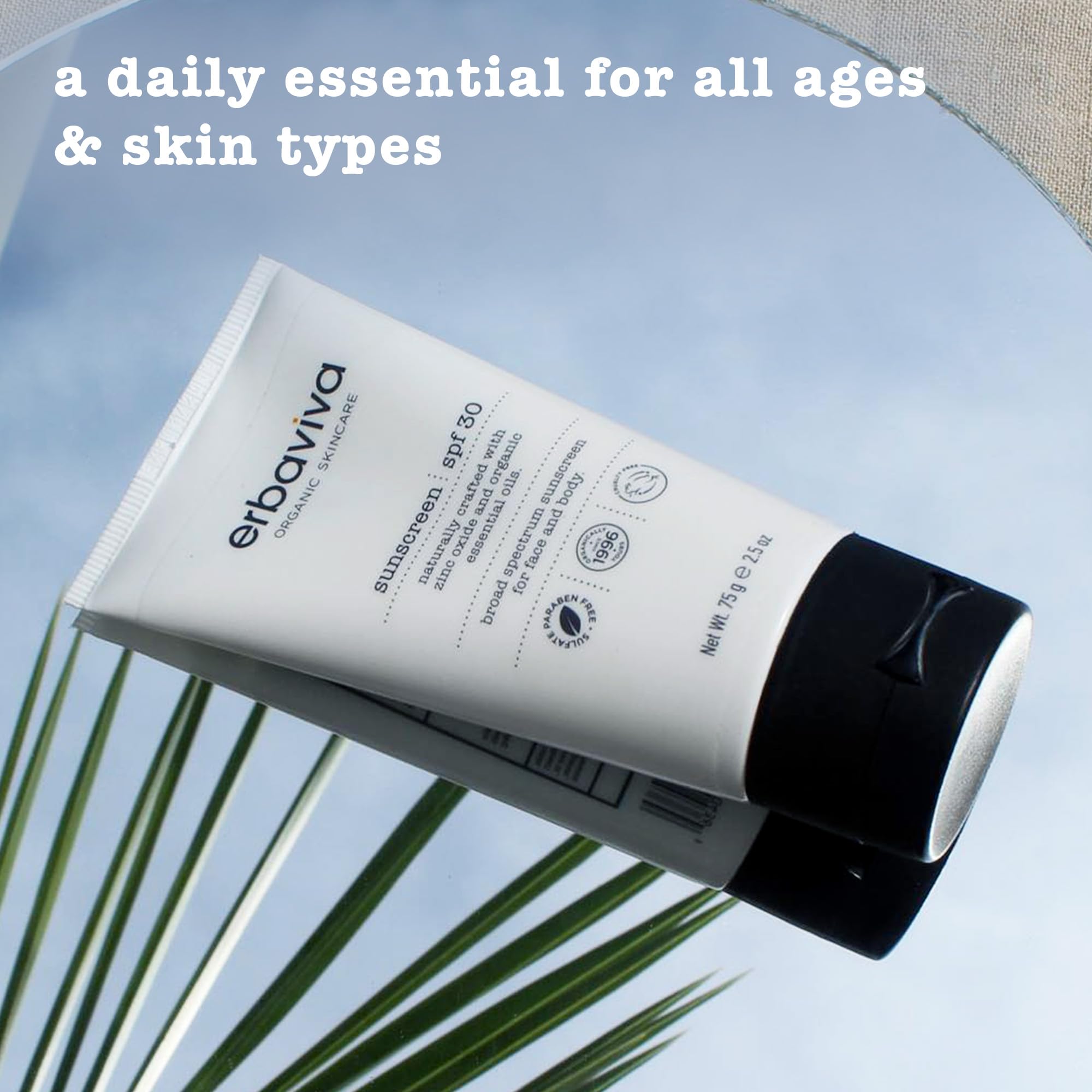 erbaviva Sunscreen SPF 30, 2.5 oz