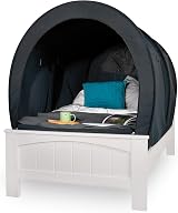 Snuggy Pod Bed Canopy Grey Single by Snuggy Sensory Enclosed Pop Up