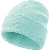 vidsel 100% Cotton Toddler Beanie Hats for Baby Boys Girls Kids Infant Winter Hat Soft Warm Knit Cuffed Caps