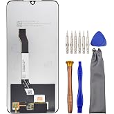 Complete Screen LCD Digitizer Touch Assembly Replacement for Xiaomi Redmi Note 8 M1908C3JH M1908C3JG with Tool Kit Black 6.3"