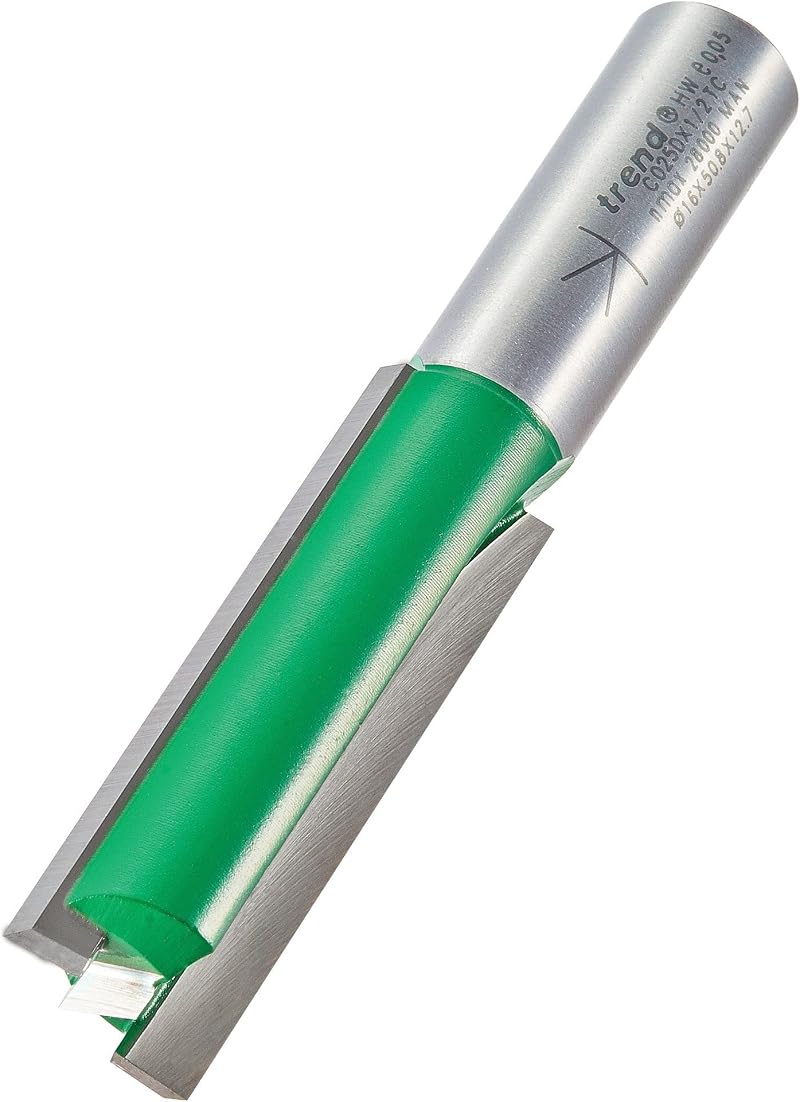 Trend Trend CraftPro Straight Two Flute Router Cutter 1/2 Inch Shank 16mm 51mm