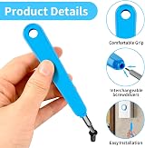 Dunear 24-in-1 Doorbell Screwdriver Kit 20Pcs Screws T6 T15 PH2 Bits view 5