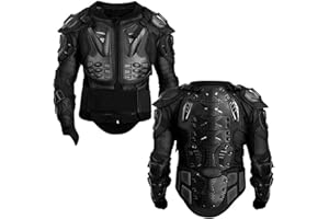 GOHINSSTAR Motorcycle Armor Dirt Bike Gear Motorcycle Protective Jacket Protector Motocross Protector Riding Armor Protection Cycling Protective Armor Racing Biking Protector Full Body Gear Men Women