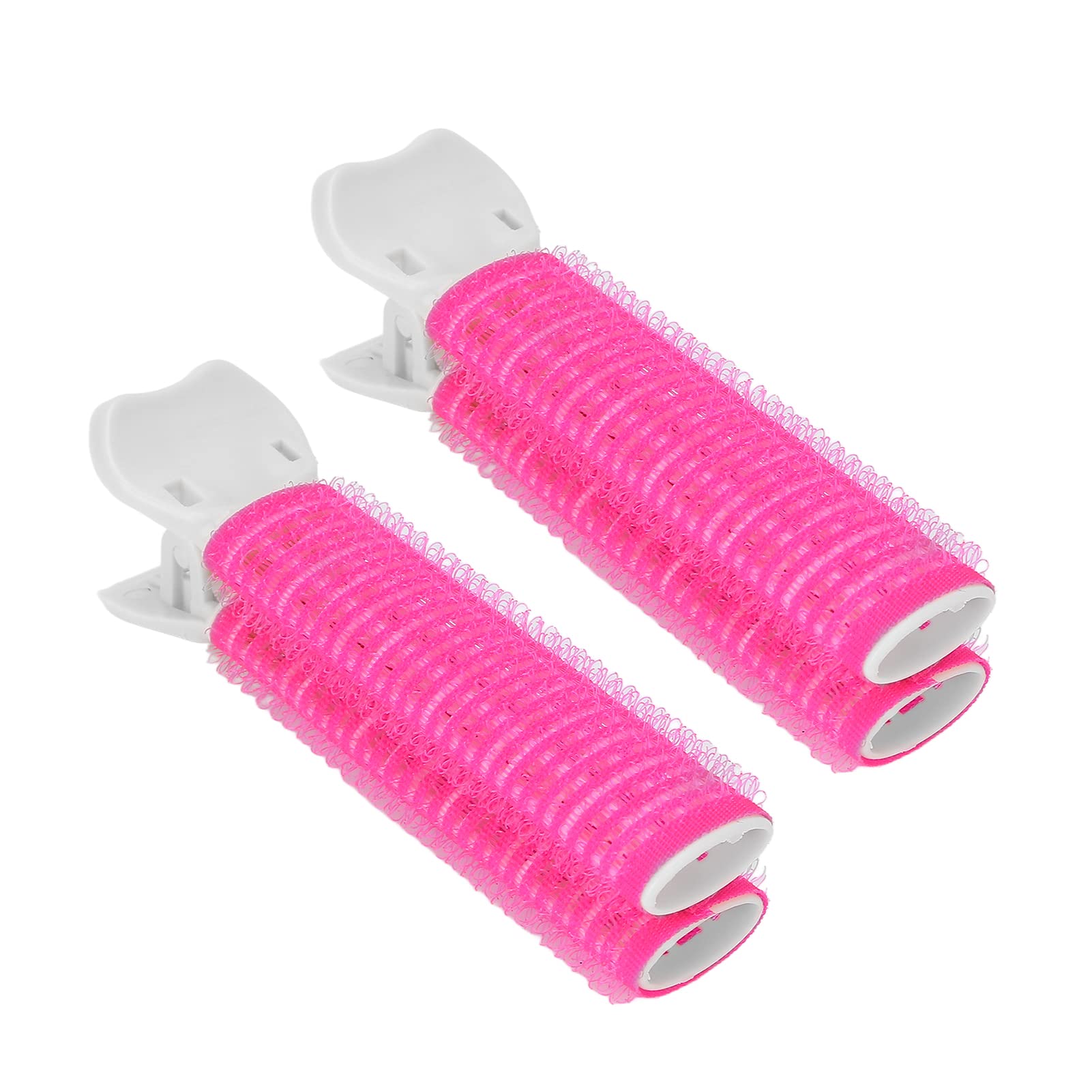 Clip di bigodi volume di capelli, clip di radice di capelli volumatore ergonomico compatto stabile professionale per la casa per il salotto di parrucchiere (rosa rosso)
