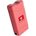 Avenger Defense Pink Mini Stun Gun for Women - Rechargeable Self Defense Flashlight Device (Black)