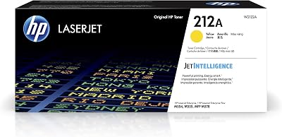 HP W2122A 212A Yellow Original LaserJet Toner Cartridge 4500 Pages