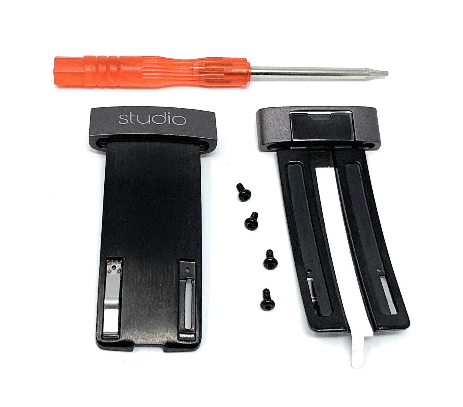 Studio 2.0 Metal Buckle lock connector Clips Rod Repair Parts Compatible with Beats B0501 Studio 2 headphones (Grey)