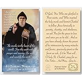 THE SAINTS COLLECTION St. Charbel Laminated Prayer Cards pack of 20