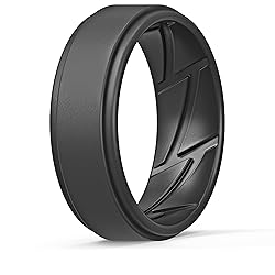 ThunderFit Silicone Wedding Rings for Men