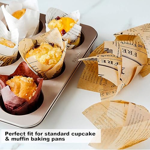 Make Muffin Pan Muffin Cases From Baking Paper Jumbo Cupcake