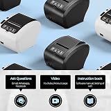 MUNBYN Android Wi-Fi Thermal Receipt Printer USB Ethernet Serial POS Printer view 8