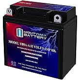 Mighty Max Battery YB9A-A -12 Volt 9 AH, 130 CCA, Rechargeable Maintenance Free SLA AGM Motorcycle Battery
