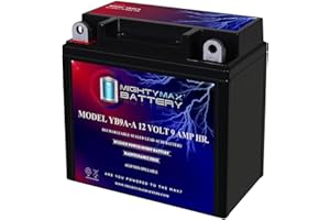 Mighty Max Battery YB9A-A -12 Volt 9 AH, 130 CCA, Rechargeable Maintenance Free SLA AGM Motorcycle Battery