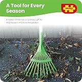 Bigjigs Toys Long Handled Leaf Rake with Wooden Handle 86cm view 5