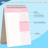 Thboxes 2 Pack To Do List Notebook A5 Undated Spiral 52 Sheets 104 Pages Pink view 4