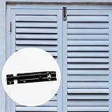 SZXMDKH Stainless Steel Door Lock Bolt Latch Black 3 Inch for Bathroom Shed view 6