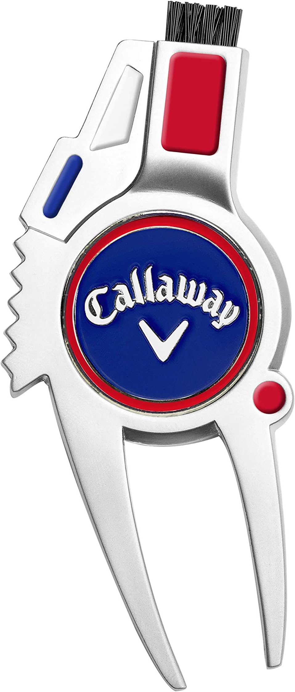 Callaway 4-in-1 Divot Tool Red White Blue with Magnetic Marker