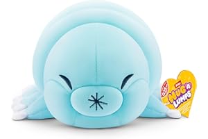 Hug-A-Lumps Sea Bear Sage by ZURU, Small, 1.65 lbs, Cuddly Squishy Weighted Plush, Sleeping Pillow Plush, Stuffed Animal (Sea Bear)