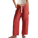 Panadila Women Wide Leg Pants Drawstring Barrel Sweatpants Baggy Cargo Pants Lounge Trousers with Pockets