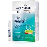 GEROVITAL HYALURON C Hyaluronic Acid Serum for Face with Vitamin C, Intensive Anti-Wrinkle Face Treatment, Hydrating, Face Moisturizer, for Normal, Mixed, Dry Skin, 10 vials x 2 ml