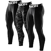 DRSKIN 5, 4, 3 or 1 Pack Men’s Compression Pants Tights Leggings Sports Baselayer Running Athletic Workout Active