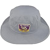 LSU Tigers NCAA Officially Licensed Bucket Hat Patch Gray Switchback