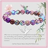 Hummingbird Bracelet for Women - Hummingbird Charm Jewelry Gift for Mom, Daughter, Sister, Niece, Granddaughter, Best Friend or Girlfriend