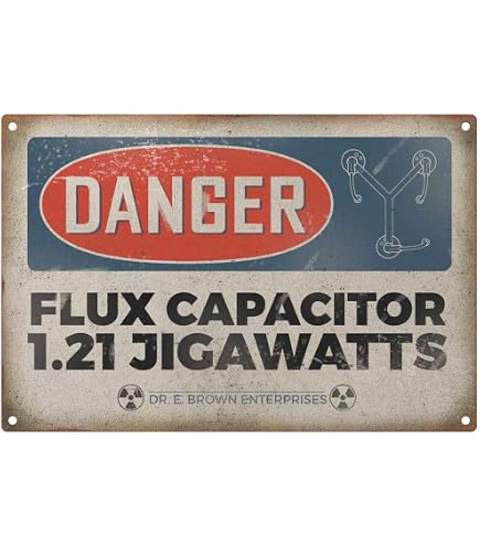 Back To The Future Flux Capacitor Magnet Framed with stand 4X3 inch