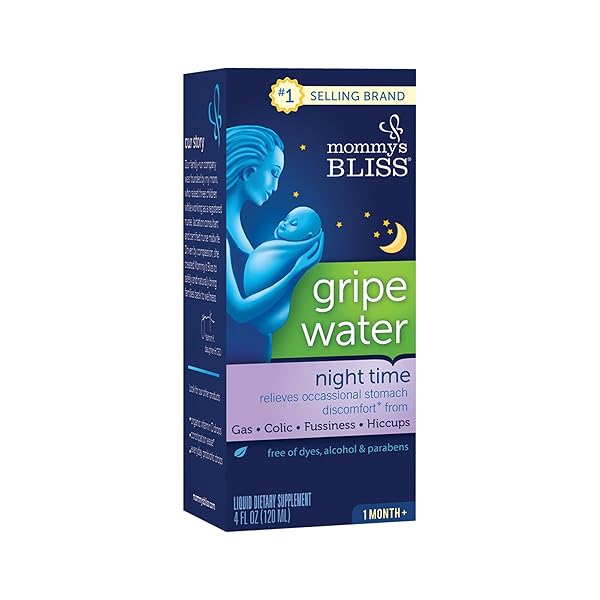 MOMMY’S BLISS GRIPE WATER NIGHT TIME, 4 FLUID OUNCE
