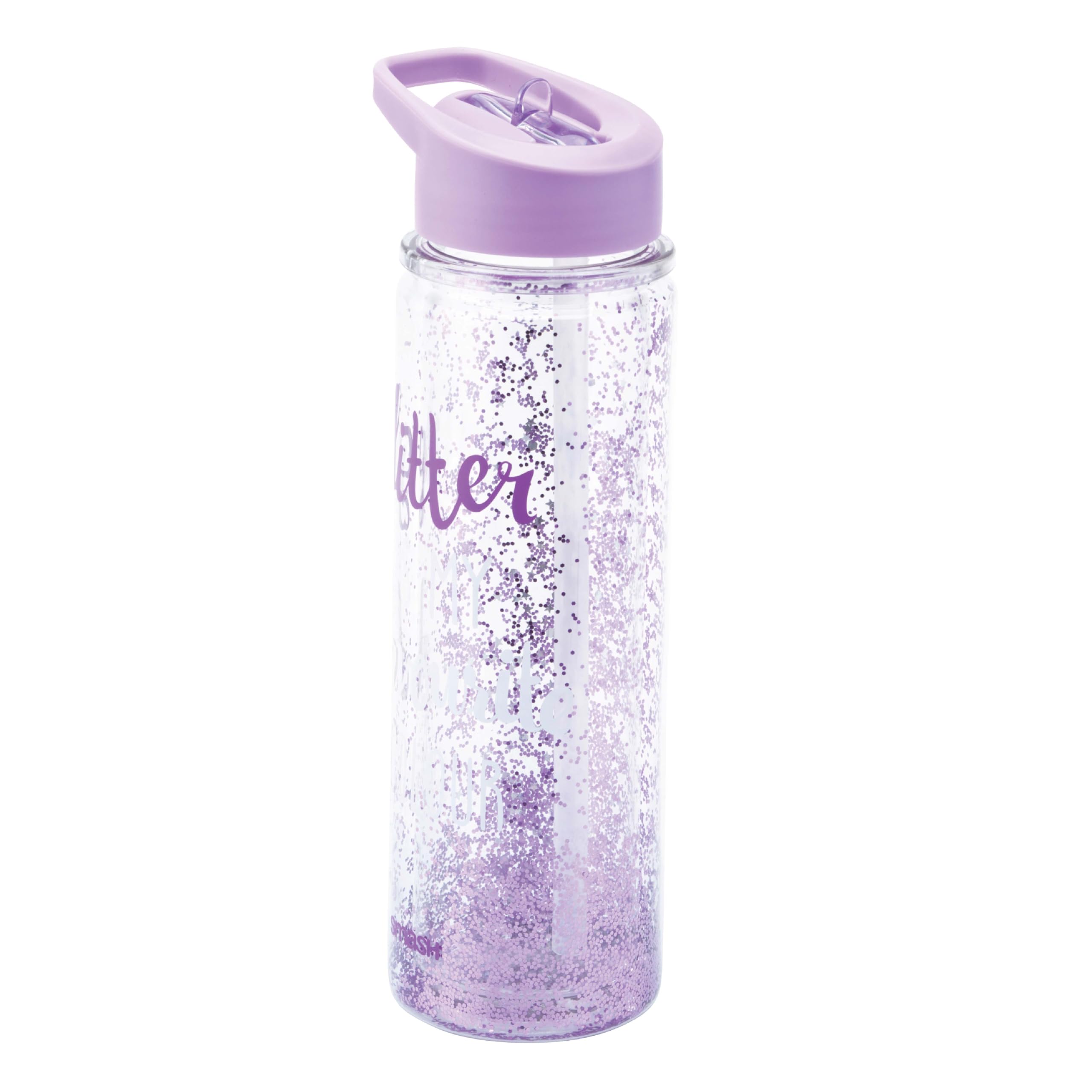Smash 23138 Glitter Bottle, Purple, 9.5 x 6.5 x 24 cm