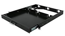 RAISING ELECTRONICS 1U Rack Mount Sliding Keyboard